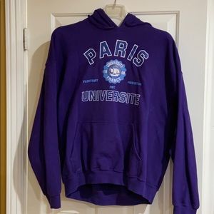 Purple Paris Sweatshirt XL
